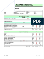 Desain Balok Lentur: A. General Information