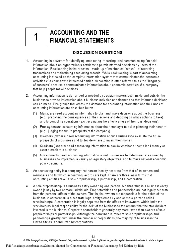 fundamental accounting equation problems and solutions
