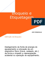 Treinamento de Bloqueio e Etiquetagem 