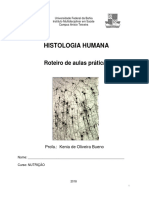 Histologia Humana Roteiro UFBA