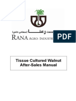 RANA Agro-INDUSTRY CORP WALNUT AFTER CARE INSTRUCTIONS