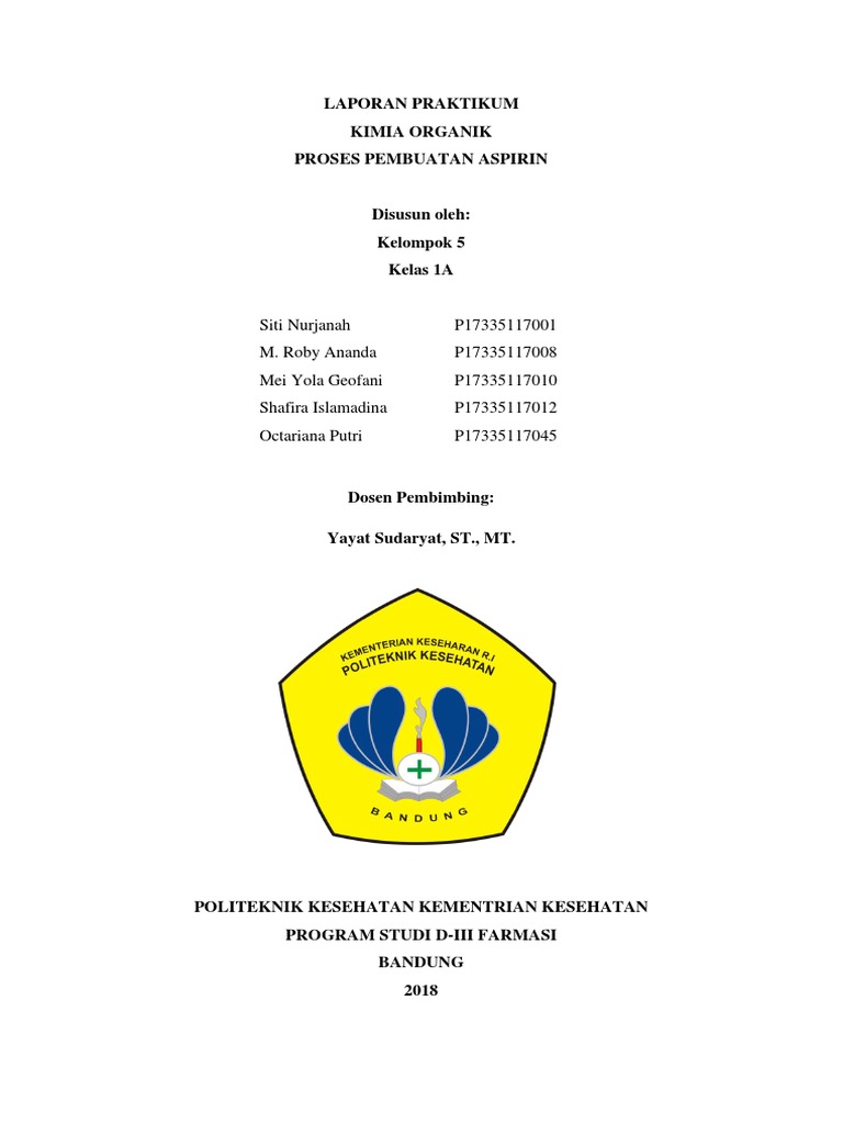 Proses Pembuatan Aspirin PDF