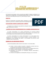 LEY #726 Ley de Bases de La Carrera Administrativa Y de Remuneraciones Del Sector Público