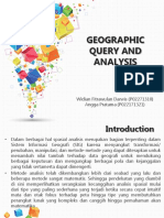 Geographic Query and Analysis