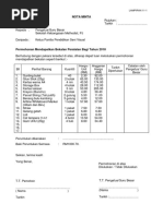 Nota Minta - 2026 | PDF