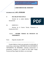 Informe de Saneamiento PDF