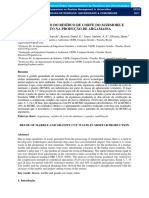 Reutilização Do Resíduo de Corte Do Mármore e Granito Na Produção de Argamassa