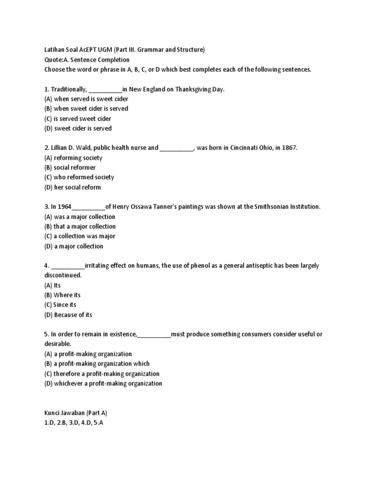 314060739 Latihan Soal Acept Ugm 2 Docx