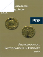 Régészeti Kutatások Magyarországon 2010