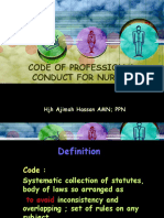 97837586 Code of Professional Conduct for Nurses New