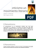 El Romanticismo Un Movimiento Literario