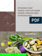 Interaksi Obat Herbal Dan Suplemen Herbal Dengan Obat