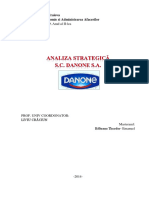 Referat Analiza Strategica A Grupului Danone PDF