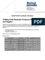 Bentonite Grade Details PDF