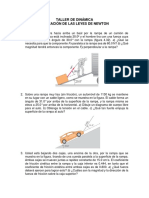 Taller Aplicación de Las Leyes de Newton