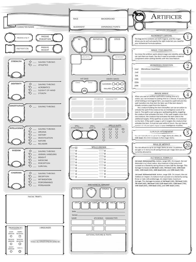 Class Character Sheet_Artificer-Alchemist V1.1