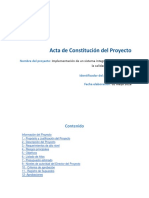 Acta de Constitución Del Proyecto SIMOCAP