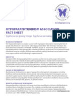 Hypoparathyroidism Association Fact Sheet - Oct 16 PDF