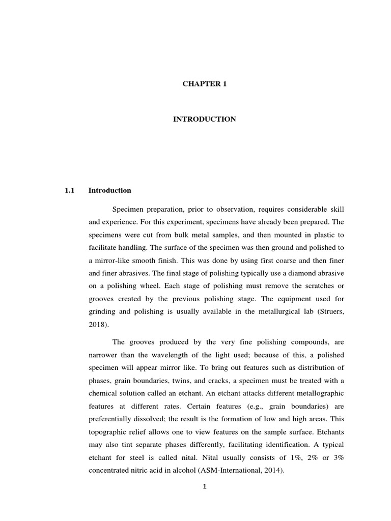 Lab 1 Metallography Specimen Preparation - Repair | PDF | Abrasive ...