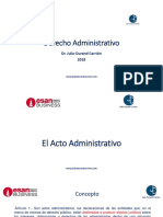 El Acto Administrativo