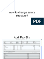 How To Change Salary Structure