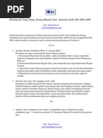 Download PertanyaanyangseringmunculInternalAuditISO90012008byBudiWibowoSN37990235 doc pdf