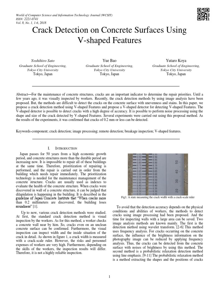 Crack Detection On Concrete Surfaces Using | PDF | Pixel | Image Resolution