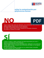 Guia para Evitar Contaminacion Staphylococcus Aureus