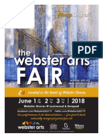 Webster Arts Fair 2018 program