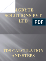 TDS Calculation and Steps