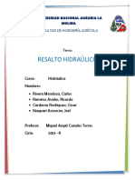 4. Resalto Hidraulico