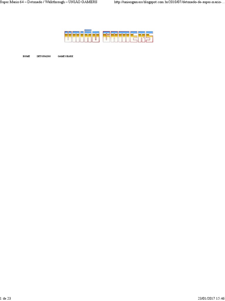 Mario 64 | PDF | Mario | Nintendo