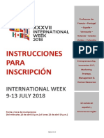 Instrucciones Para Inscripciones IW July 2018