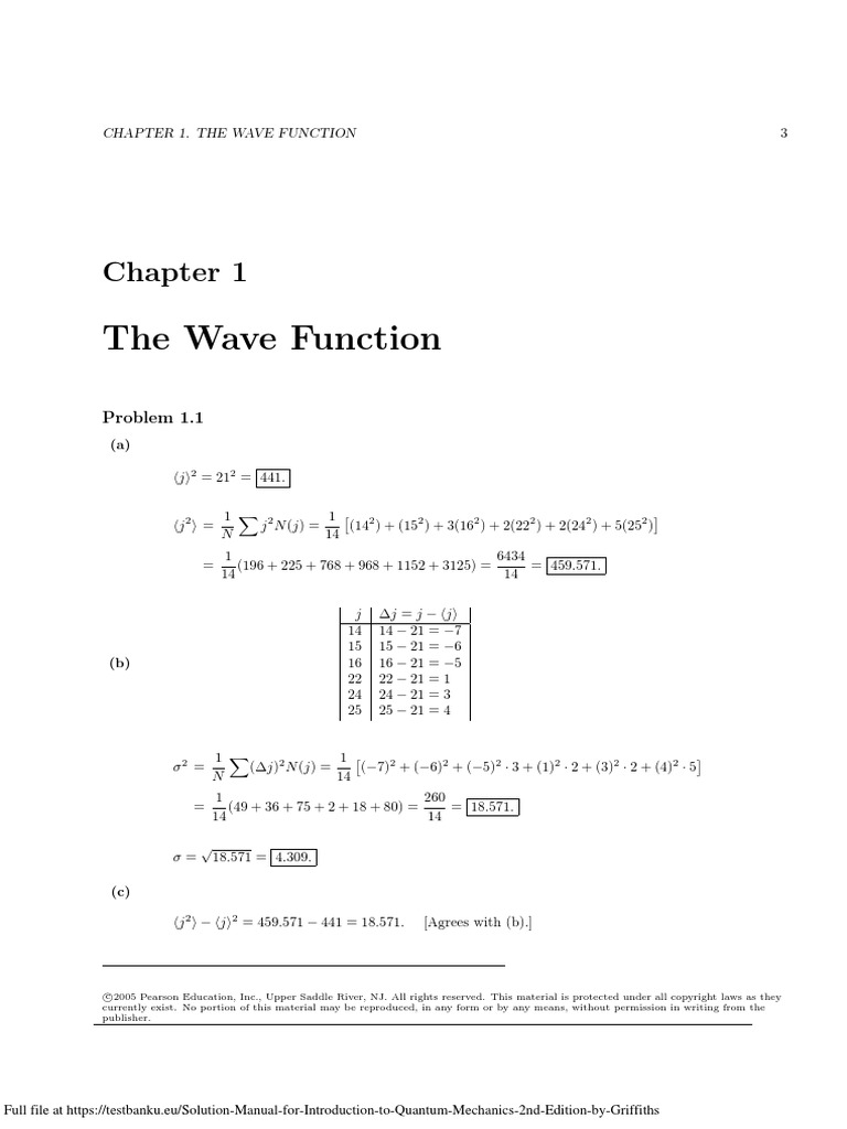 Introduction To Quantum Mechanics Griffiths Pdf