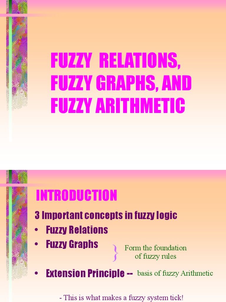 Fuzzy Relations and Arithmetic Operations | PDF | Fuzzy Logic | Integer