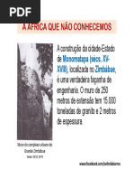A África Que Não Conhecemos - Monotapa