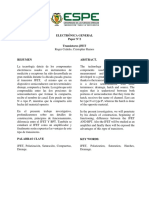 Electrónica General Paper N°2 Transistores JFET