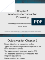 Ais903 Hall 2007 Ch02 Introduction To Transaction Processing