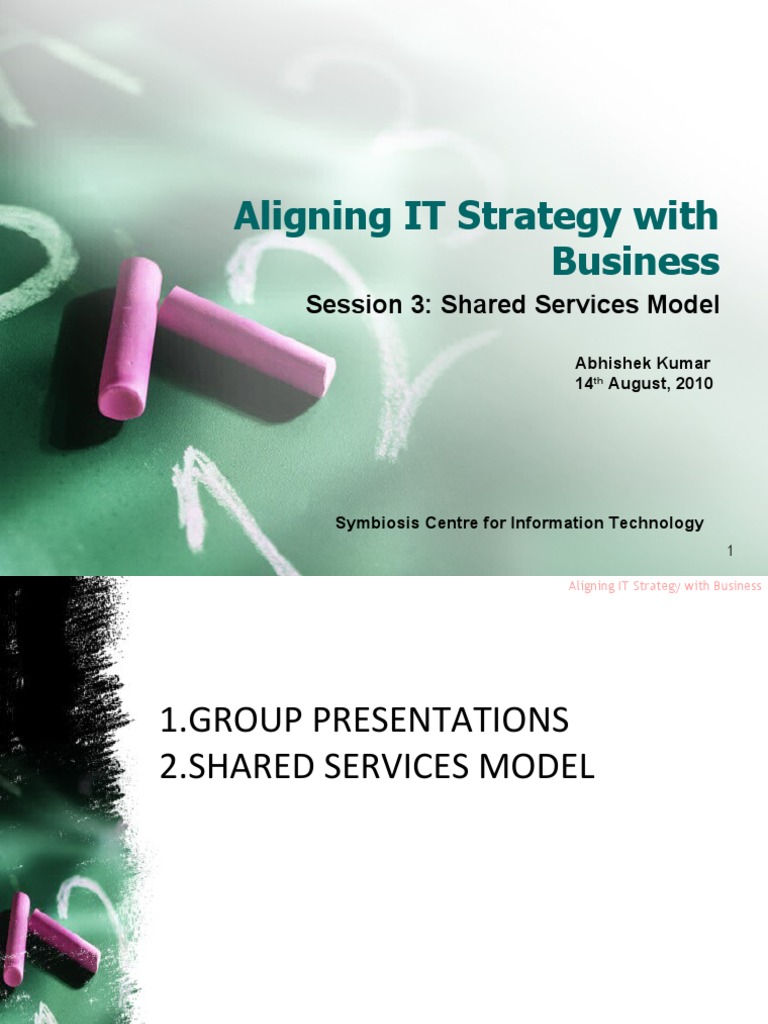 IT Strategy and Shared Services Model | PDF | Debt | Computing