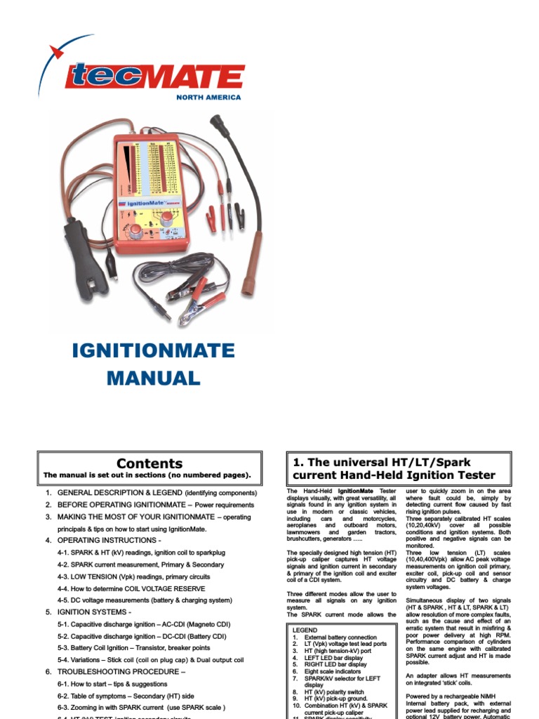 Ignitionmate peak 2024 voltage tester