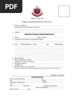 Tenant Verification Form