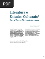 Literatura e Estudos Culturais