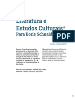 Literatura e Estudos Culturais