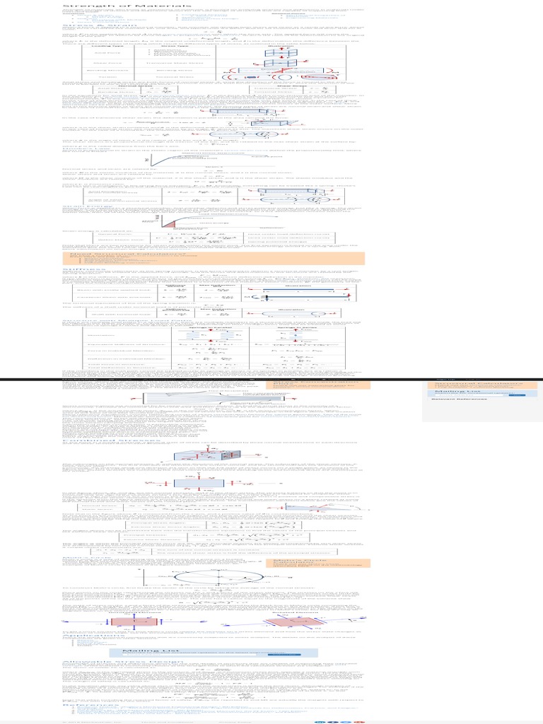 Strength of Materials - MechaniCalc | PDF | Bending | Strength Of Materials