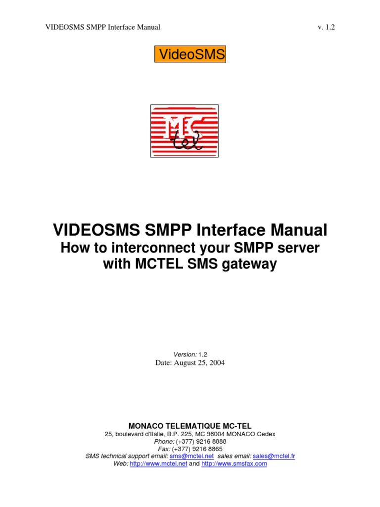 Smpp 3.4 Pdf _ SMPP Delivery Receipt Format – OEAXUX