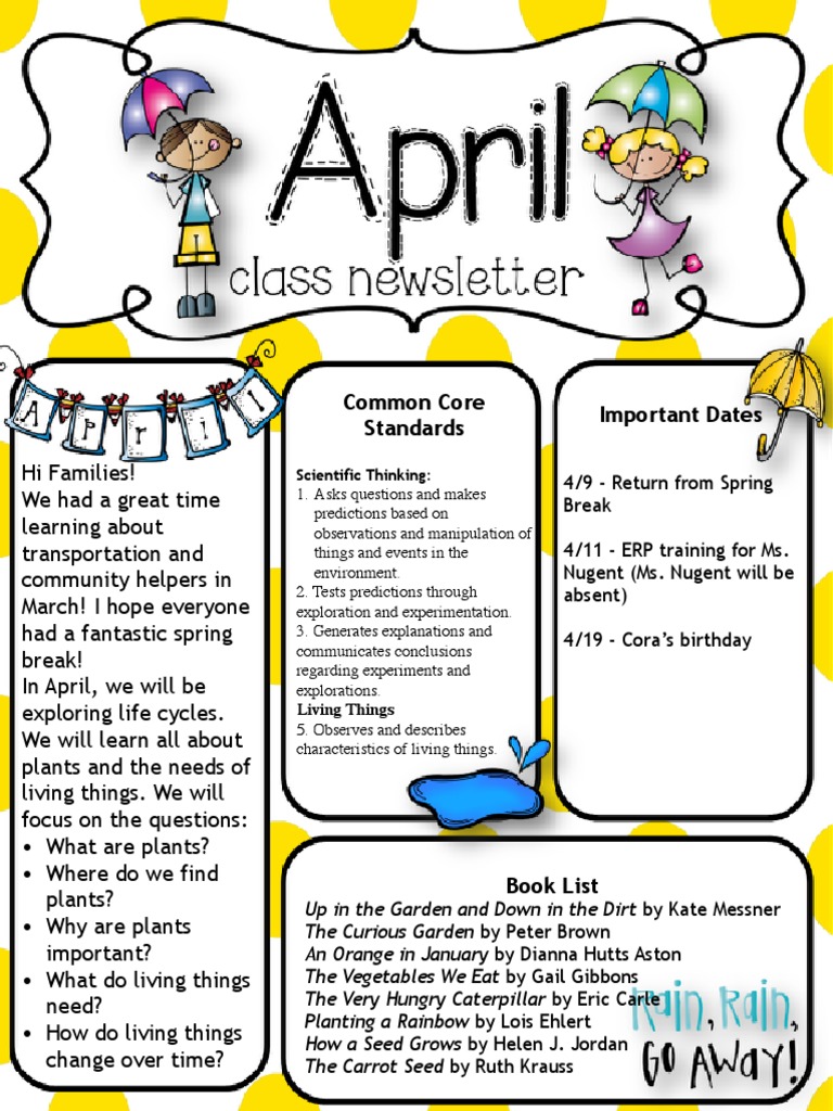 Aprilnewsletter | PDF
