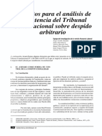 Análisis de la sentencia del TC sobre despido arbitrario