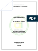 Resumen Xiii Seminario Nuevos Descubrimientos en Microbiologia