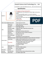 Specification of G7 Home Security IP Camera 
