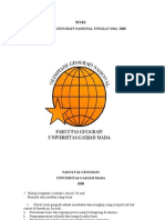 Download Soal Olimpiade Geografi Nasional Tingkat SMA 2008 by avakediri SN37993566 doc pdf